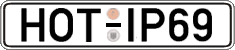 German license plate, Regular plates