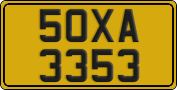 License plate of Vietnam, Specialty plates