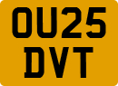 License plate of the United Kingdom, 2001 year system