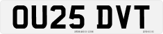 License plate of the United Kingdom, 2001 year system
