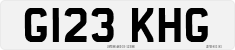 License plate of the United Kingdom, 1983 year system