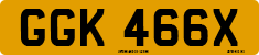 License plate of the United Kingdom, 1963 year system