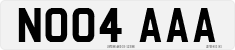 License plate of the United Kingdom, 2001 year system