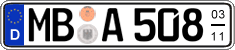 German license plate, Seasonal plates