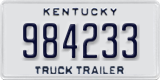 Kentucky, Trailers (12345X)