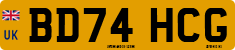 License plate of the United Kingdom, 2001 year system