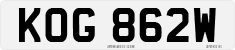 License plate of the United Kingdom, 1963 year system
