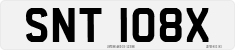 License plate of the United Kingdom, 1963 year system