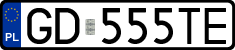 License plates of Poland, Regular car plates