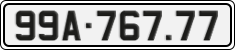 License plate of Vietnam, Cars
