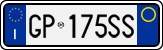 License plate of Italy, Cars (1994 year series)