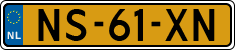 License plate of the Netherlands, Cars