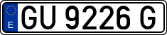 License plates of Spain, 1971 year series