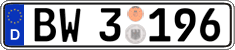 German license plate, Authorities and federal agencies