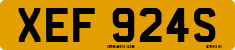 License plate of the United Kingdom, 1963 year system