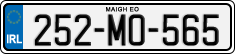 License plate of Ireland, Regular plates