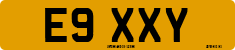 License plate of the United Kingdom, 1983 year system