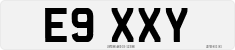 License plate of the United Kingdom, 1983 year system