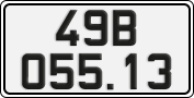 License plate of Vietnam, Cars