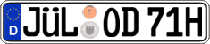 German license plate, Plates for oldtimers (type 