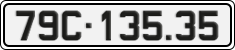 License plate of Vietnam, Cars