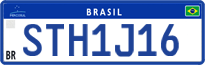License plate of Brazil, Authorities (Mercosul)