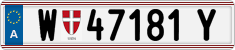 License plate of Austria, Regular plates