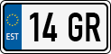 License plate of Estonia, Motorcycles