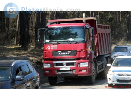 а947ру122, KamAZ 6580