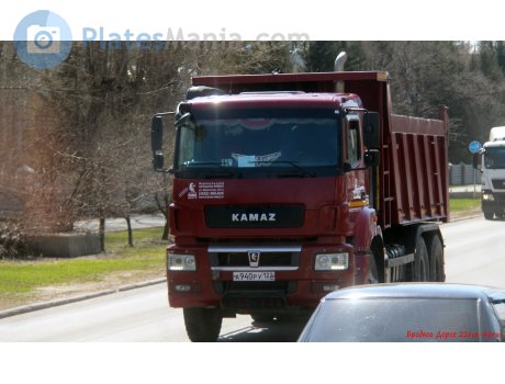 а940ру122, KamAZ 6580