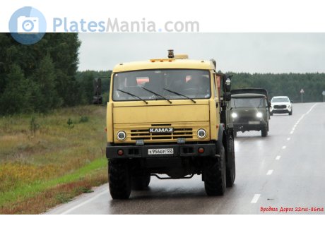 к956вр122, KamAZ 4310/4311