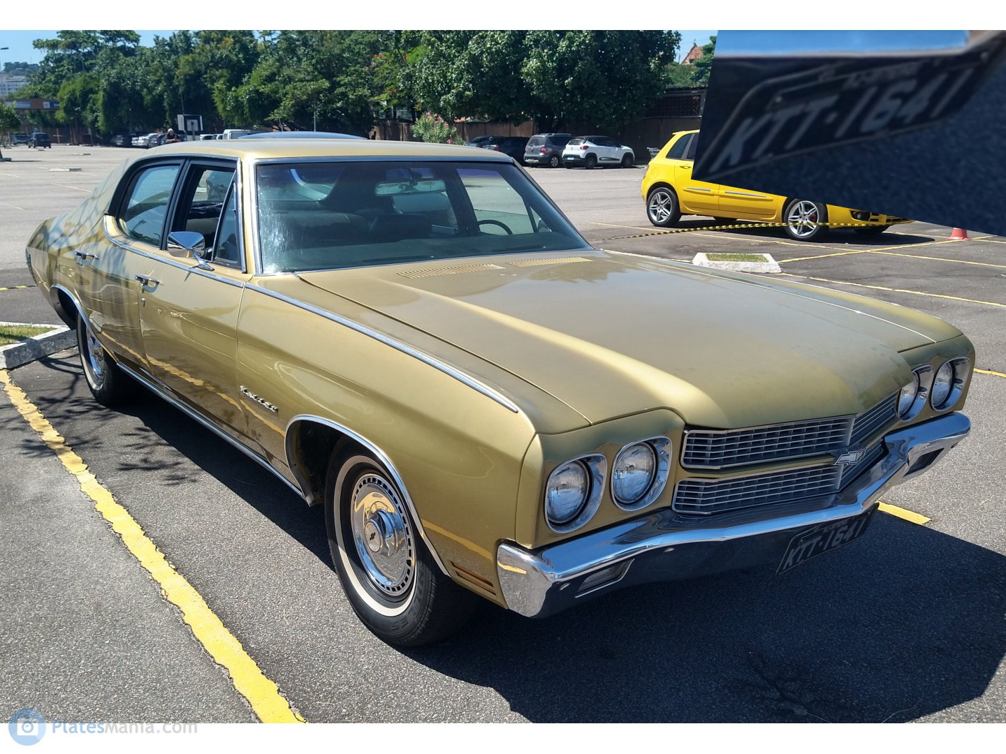 KTT-1641, Chevrolet Chevelle 2nd gen 1970 4-door Sedan (69; A-body), 2nd facelift, 1969–1970