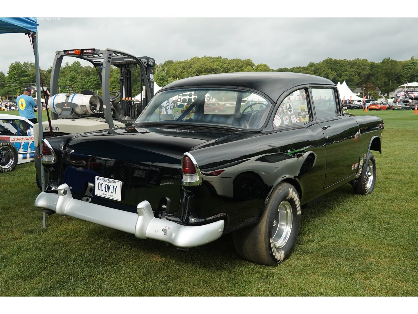 00-DKJY, Chevrolet Bel Air 2nd gen 1955 2-door Sedan (2402; A-body), 1954–1955