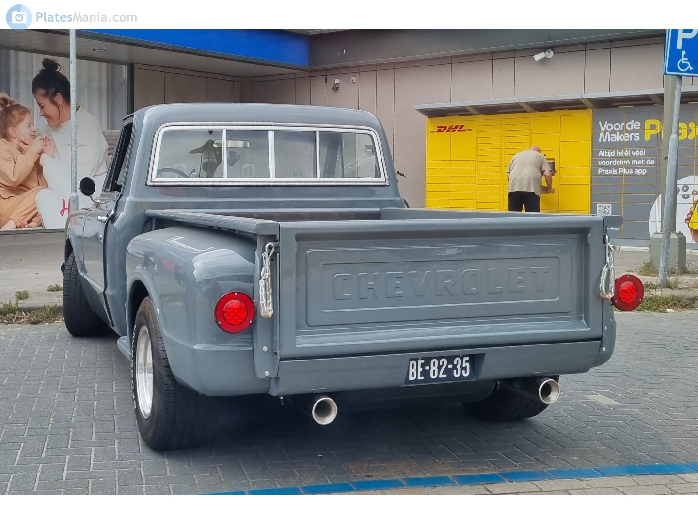 BE-82-35, Chevrolet C/K-Series 1st gen 10–40 Stepside Pickup, facelift, 1961–1966