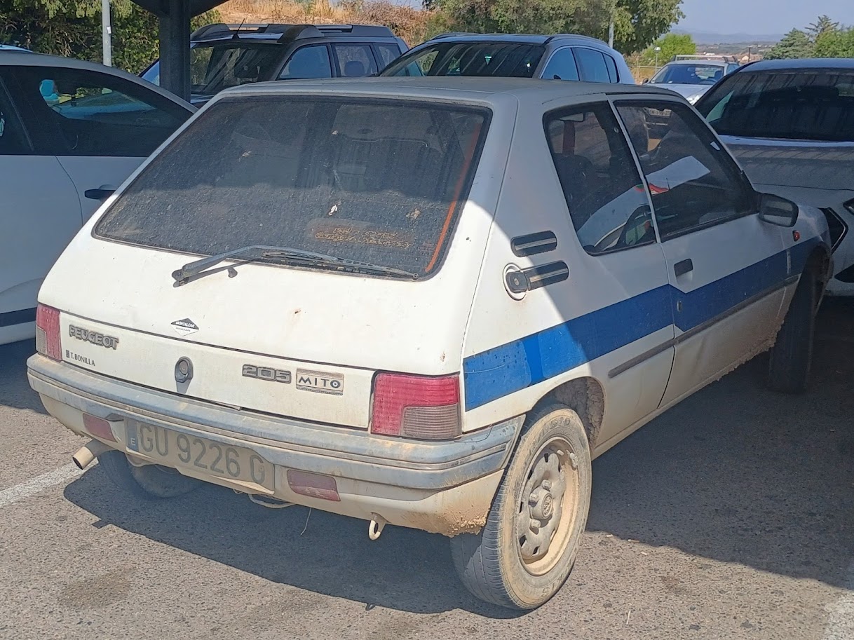 GU 9226 G, Peugeot 205 1st gen 3-door Hatch (20A/C), 1983–1998