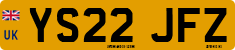 License plate of the United Kingdom, 2001 year system