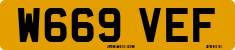 License plate of the United Kingdom, 1983 year system