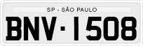 License plate of Brazil, Private owners (1990)