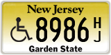 New Jersey, Vehicles for disabled persons (A/B XXXX / XXXX A/B)