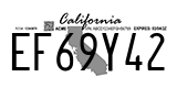 California, Temporary (AB12C34)