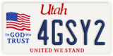 Utah, Specialty plates (1ABC2)