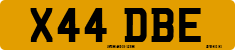 License plate of the United Kingdom, 1983 year system