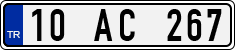 License plate of Turkey, Regular plates