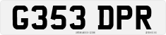 License plate of the United Kingdom, 1983 year system