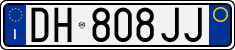 License plate of Italy, Cars (1994 year series)