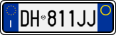 License plate of Italy, Cars (1994 year series)