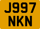 License plate of the United Kingdom, 1983 year system