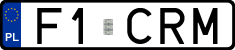 License plates of Poland, Vanity Plates