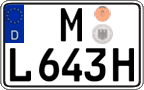 German license plate, Plates for oldtimers (type 