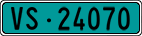 License plate of Switzerland, Agricultural vehicles (green)